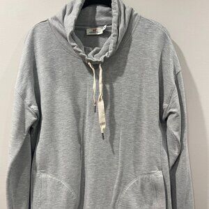 Vineyard Vines Funnel Neck Pullover Sweater Sweatshirt Gray Women’s Size M